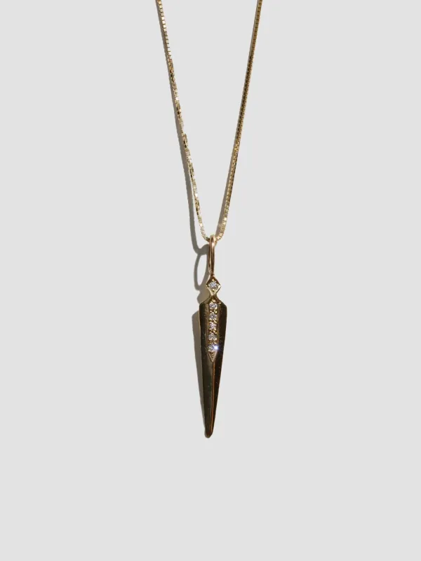 Diamond Dagger Pendant made by Loren Stewart