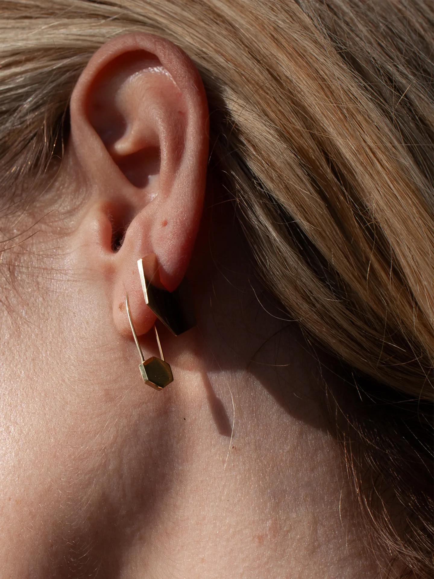 Hexagon Safety Pin sold by Loren Stewart product image thumbnail 2