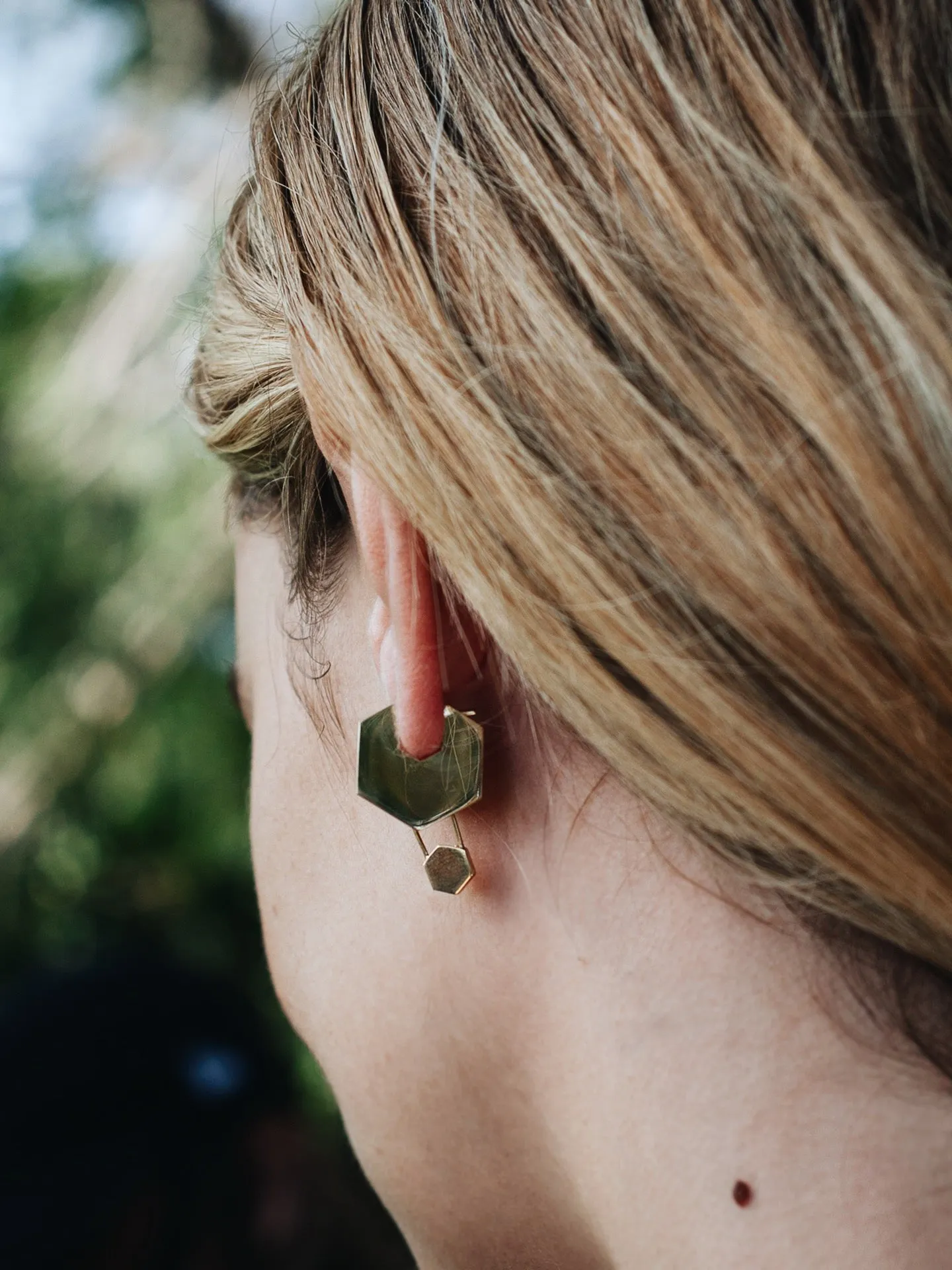 Hexagon Safety Pin sold by Loren Stewart product image thumbnail 4