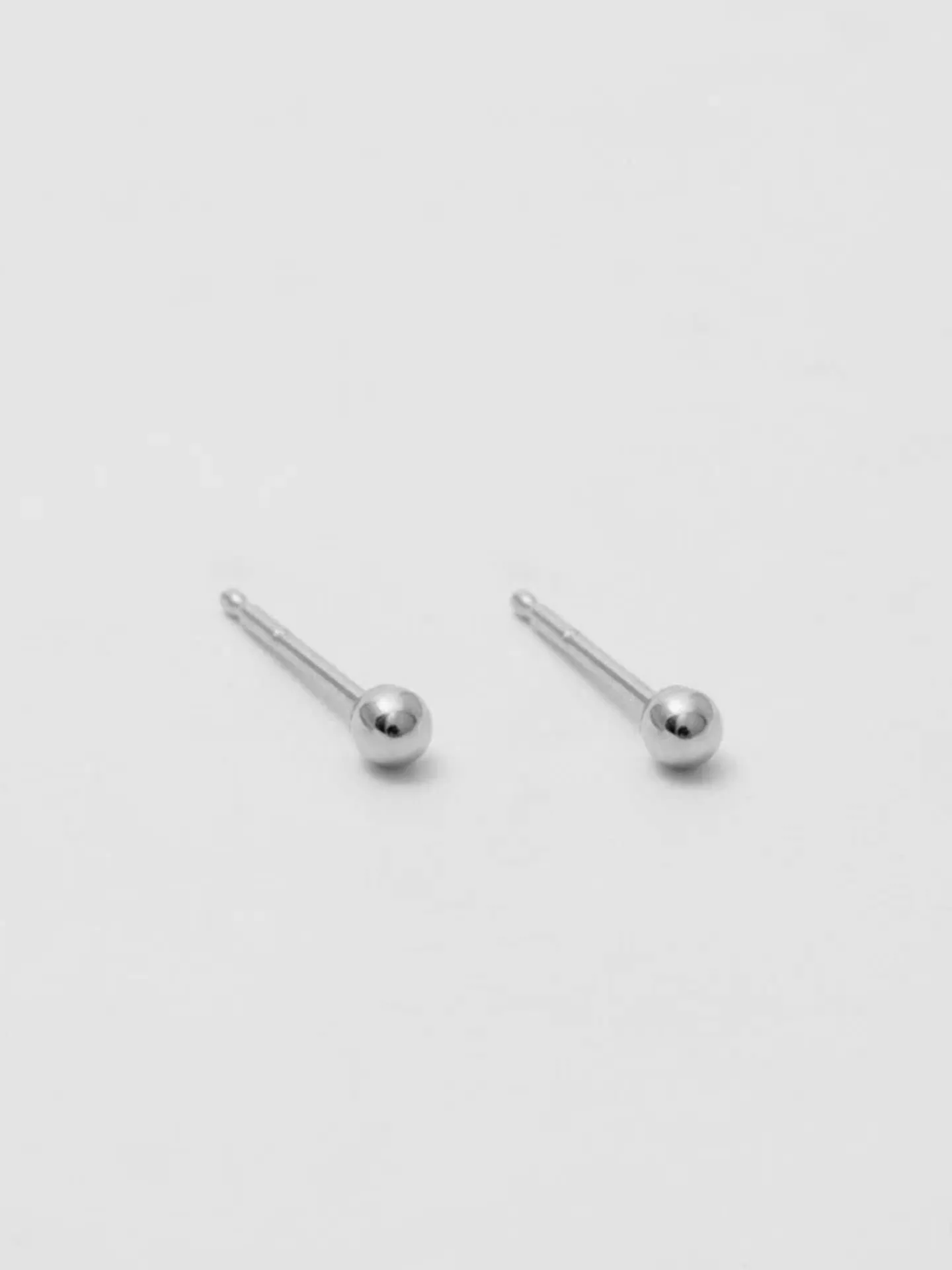 Sterling Silver Mini Sphere Stud sold by Loren Stewart product image thumbnail 2