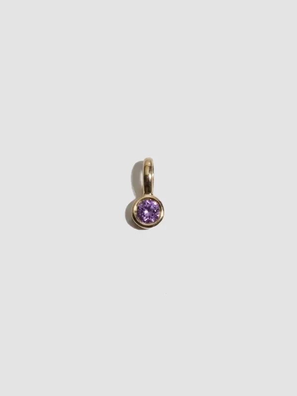 Amethyst Bezel Pendant made by Loren Stewart