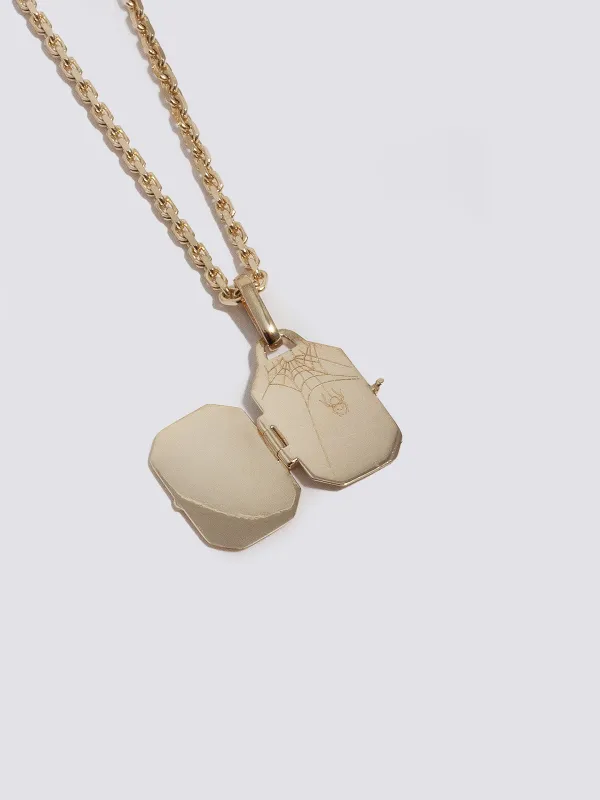 Octagonal Locket Pendant x okay______fine made by Loren Stewart