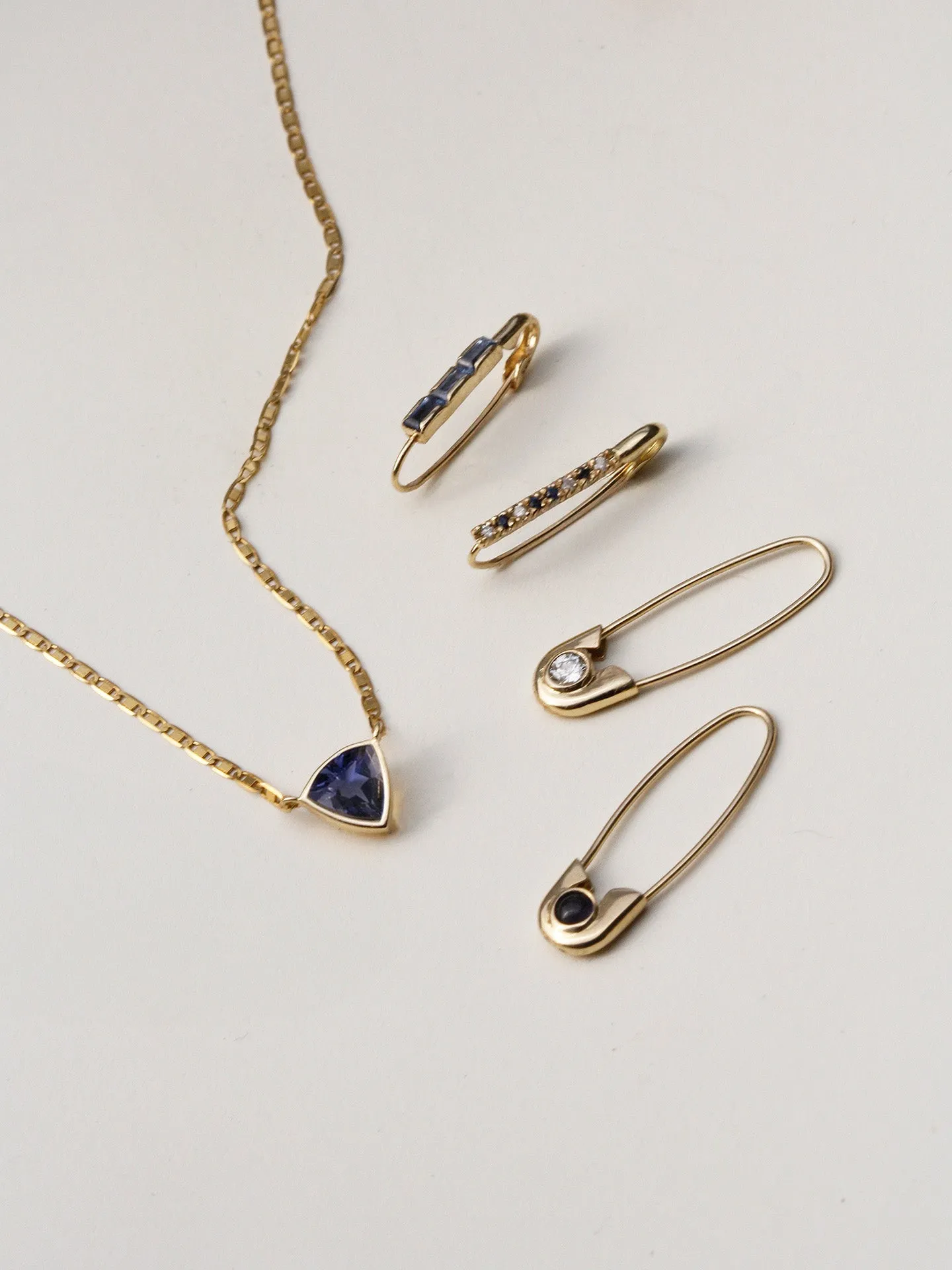 Cirque Safety Pin Earring sold by Loren Stewart product image thumbnail 5