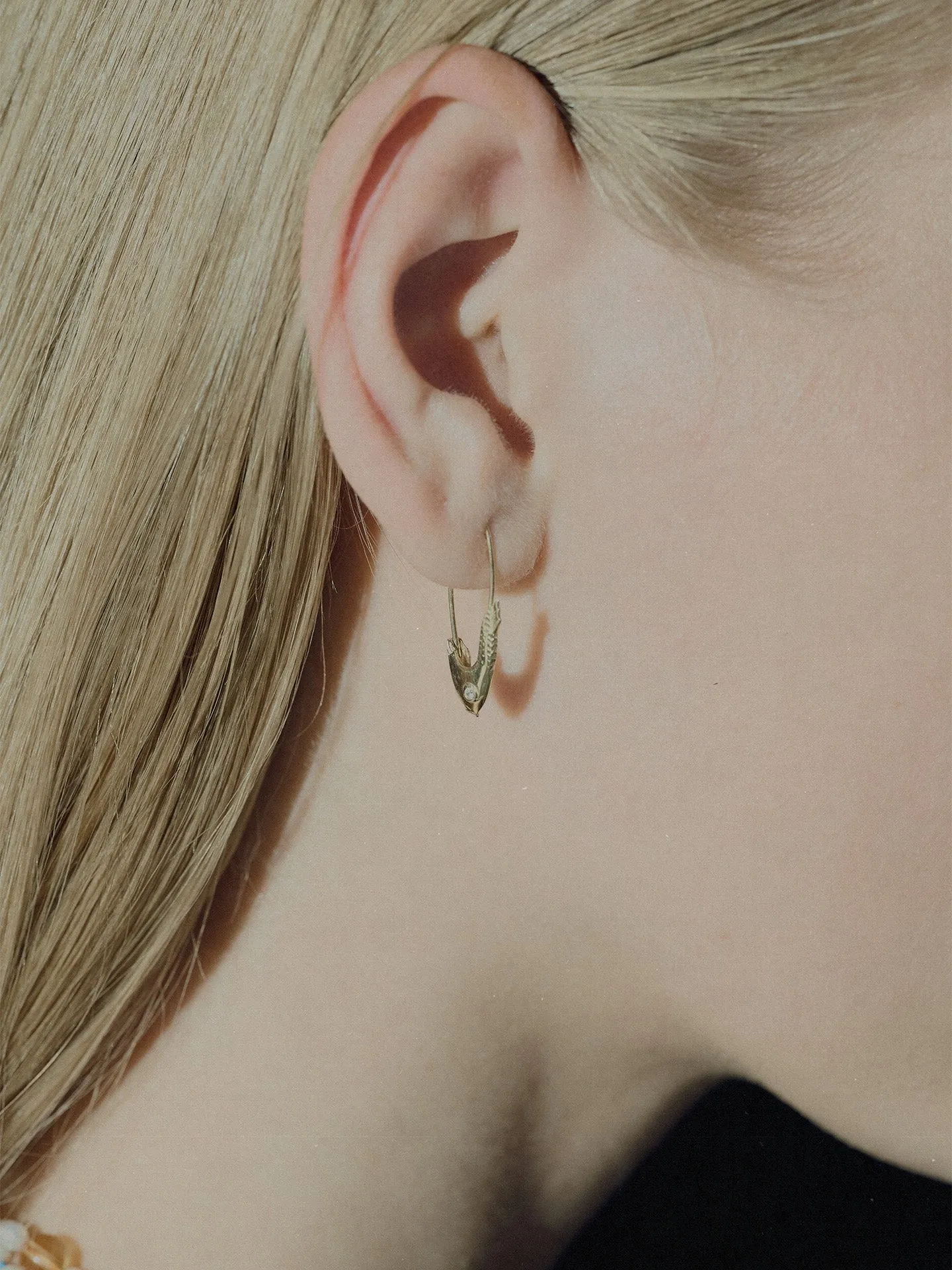 Pisces Safety Pin sold by Loren Stewart product image thumbnail 2