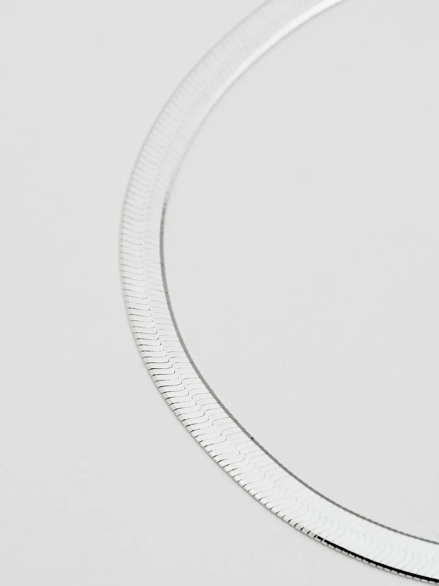 Sterling Silver Herringbone Bracelet sold by Loren Stewart product image thumbnail 5