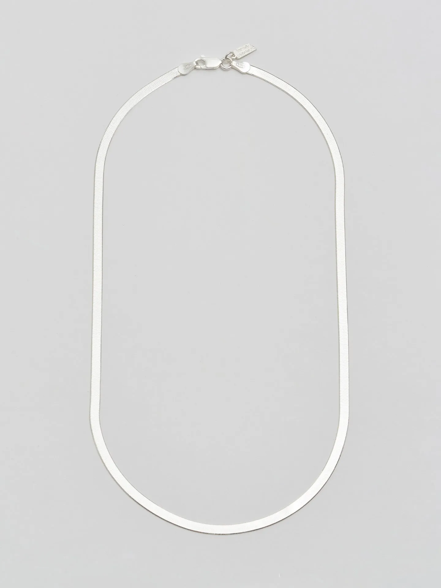 Sterling Silver Herringbone Necklace sold by Loren Stewart