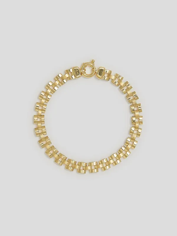 Vermeil Blitz Bracelet - Archival Collection made by Loren Stewart