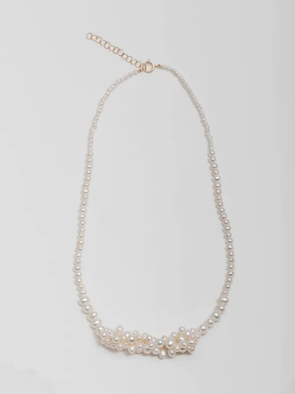 Genesis Cluster Pearl Necklace - Archival Collection made by Loren Stewart