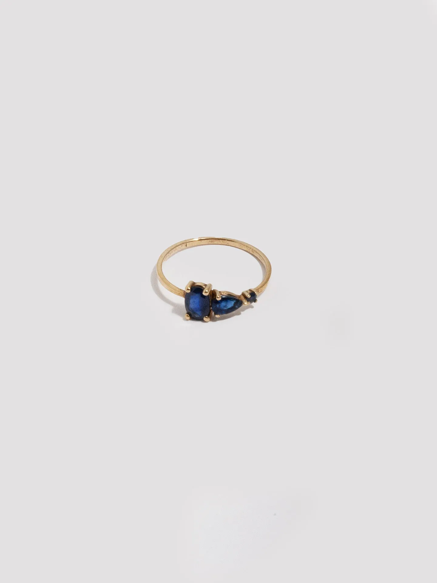 Multi-Faceted Sapphire Ring - Archival Collection sold by Loren Stewart