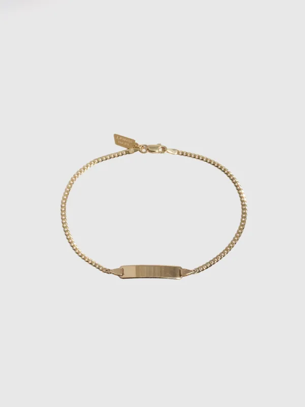 Solid ID Petite Havana Bracelet - Archival Collection made by Loren Stewart