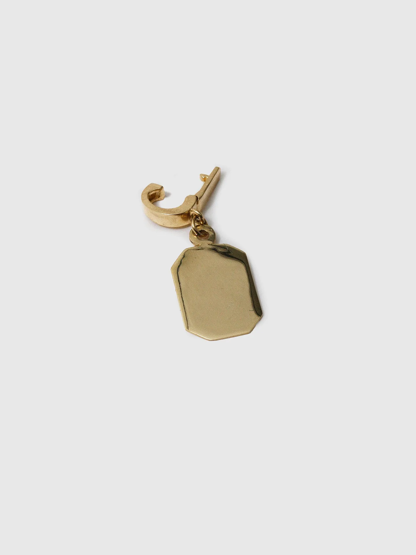 Clip-On Octagonal ID Pendant - Archival Collection sold by Loren Stewart product image thumbnail 5