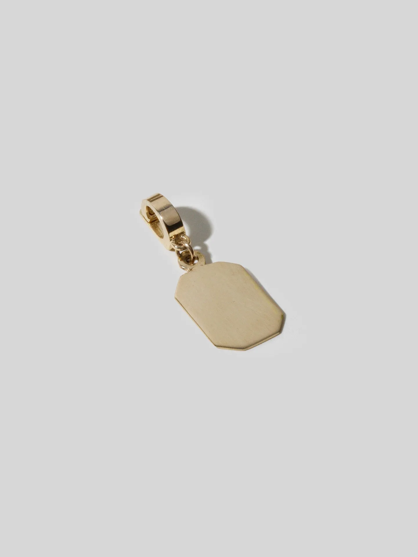 Clip-On Octagonal ID Pendant - Archival Collection sold by Loren Stewart