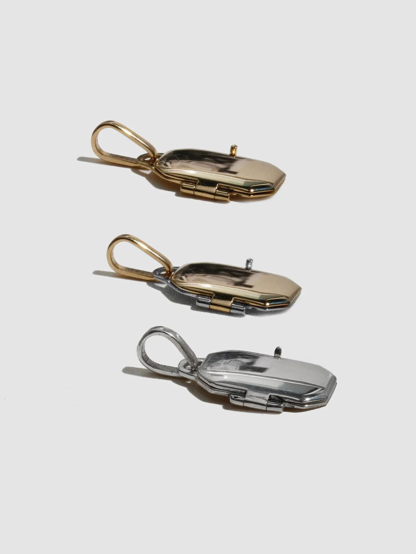 Sterling Silver Octagonal Locket Pendant x okay______fine sold by Loren Stewart product image thumbnail 4