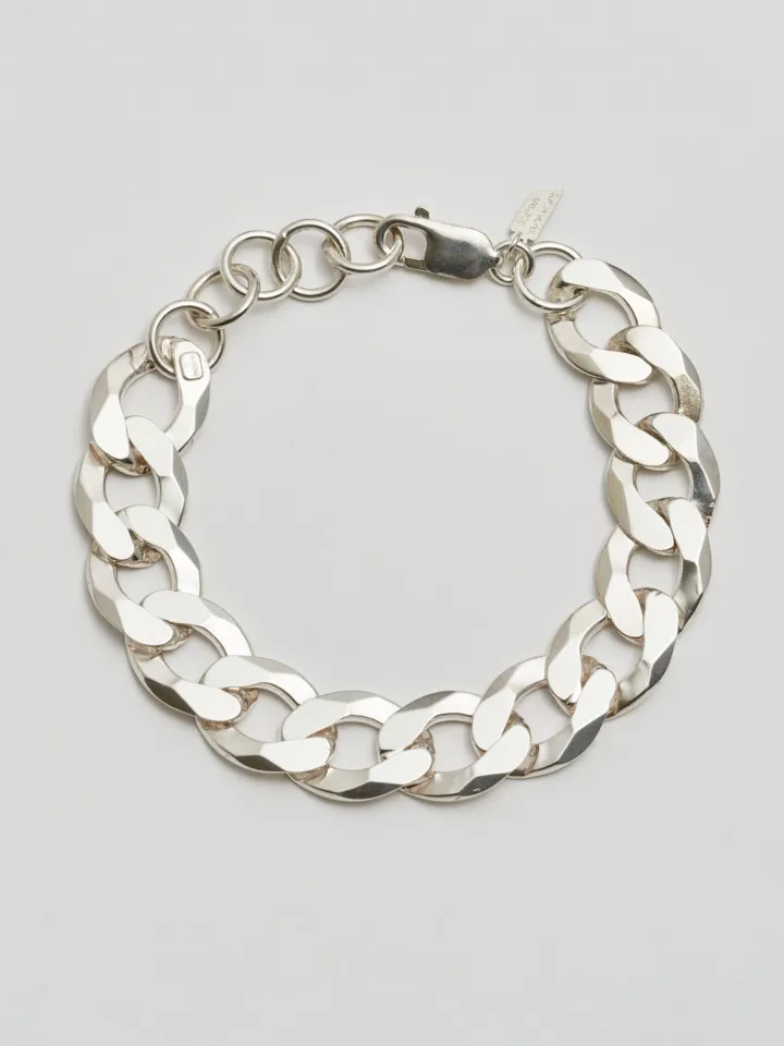 XXL Diamond Cut Curb Chain Bracelet - Archival Collection sold by Loren Stewart