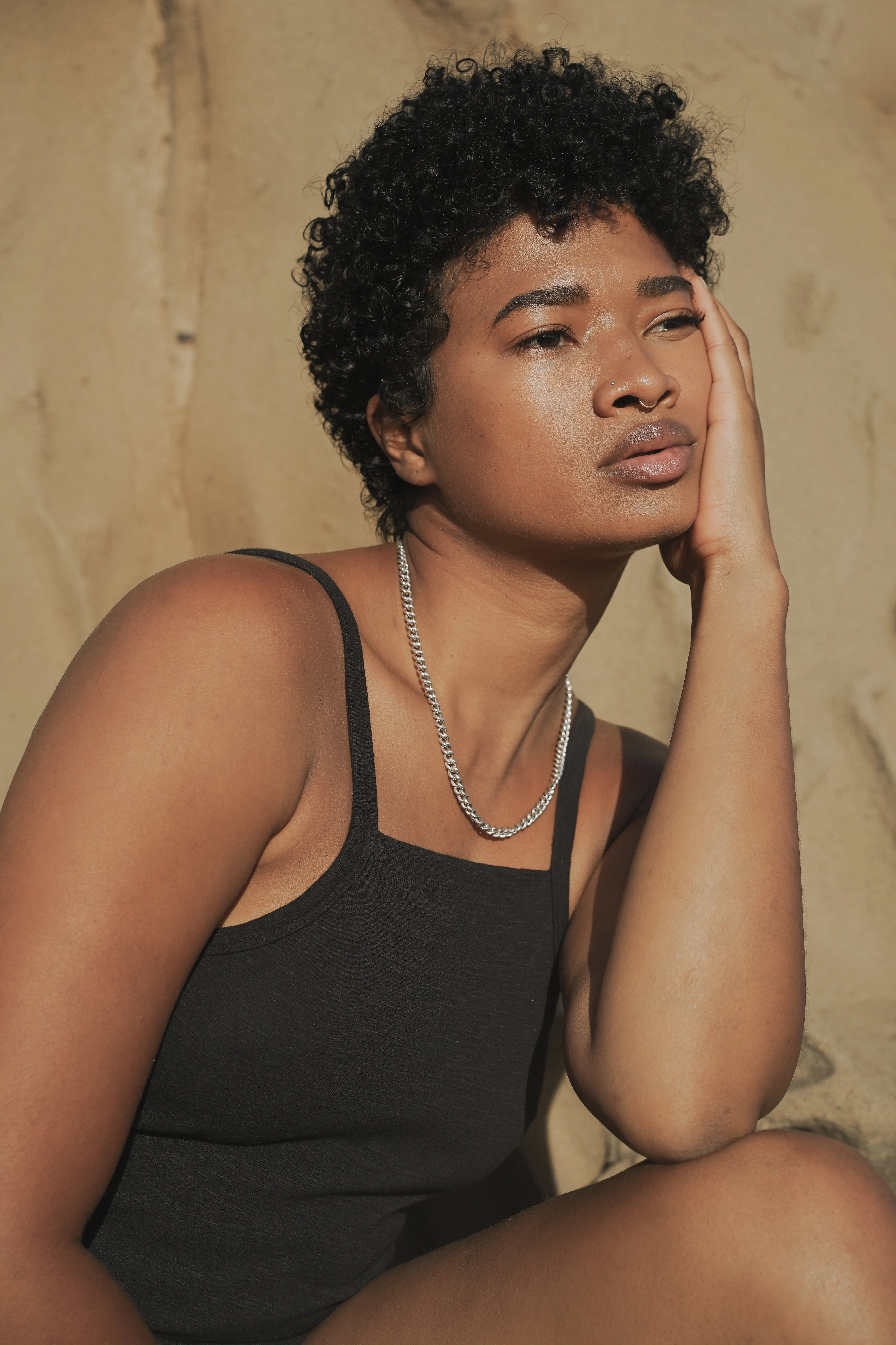 Mixed Metal Vintage Clip Necklace sold by Loren Stewart product image thumbnail 2