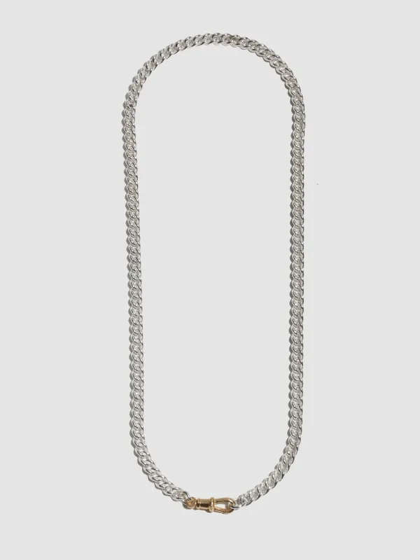 Mixed Metal Vintage Clip Necklace made by Loren Stewart