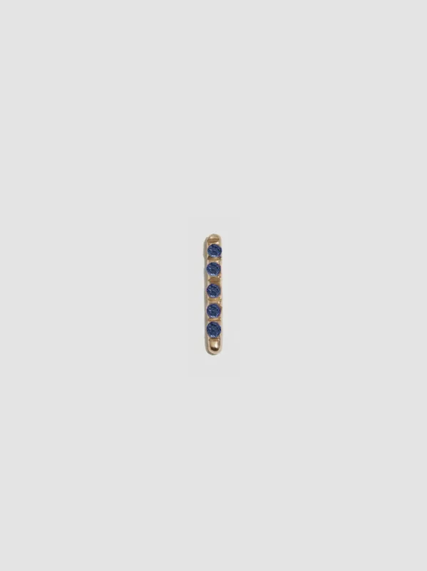 Sapphire Rod Stud made by Loren Stewart