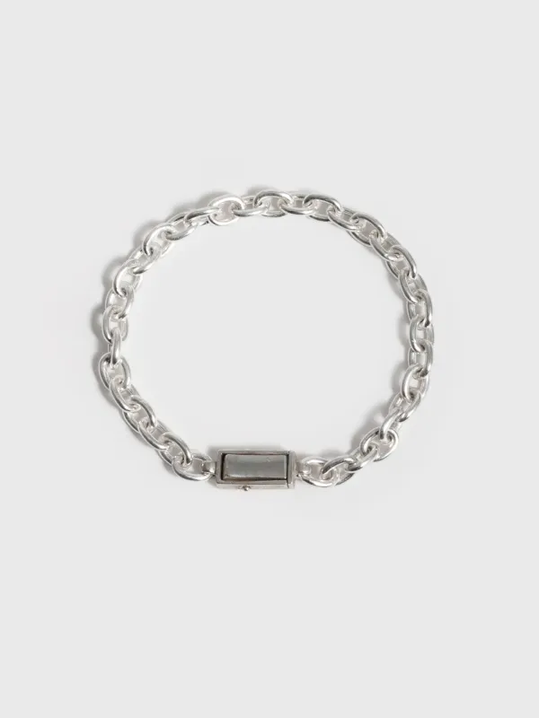 ID Box Lock Cable Bracelet made by Loren Stewart