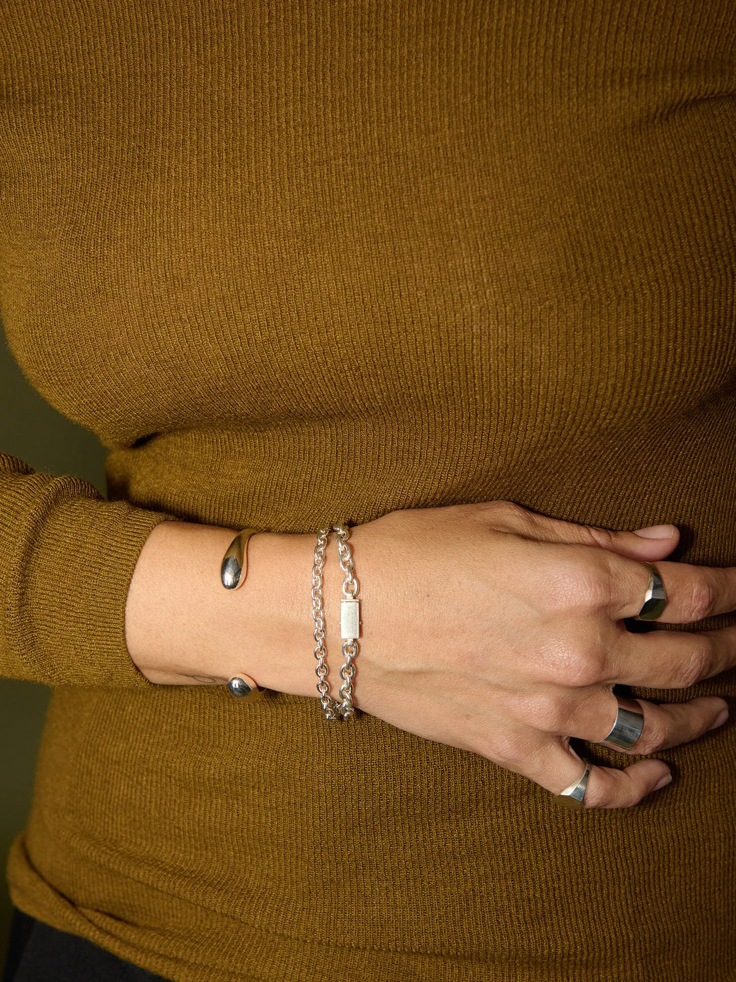 ID Box Lock Cable Bracelet sold by Loren Stewart product image thumbnail 2