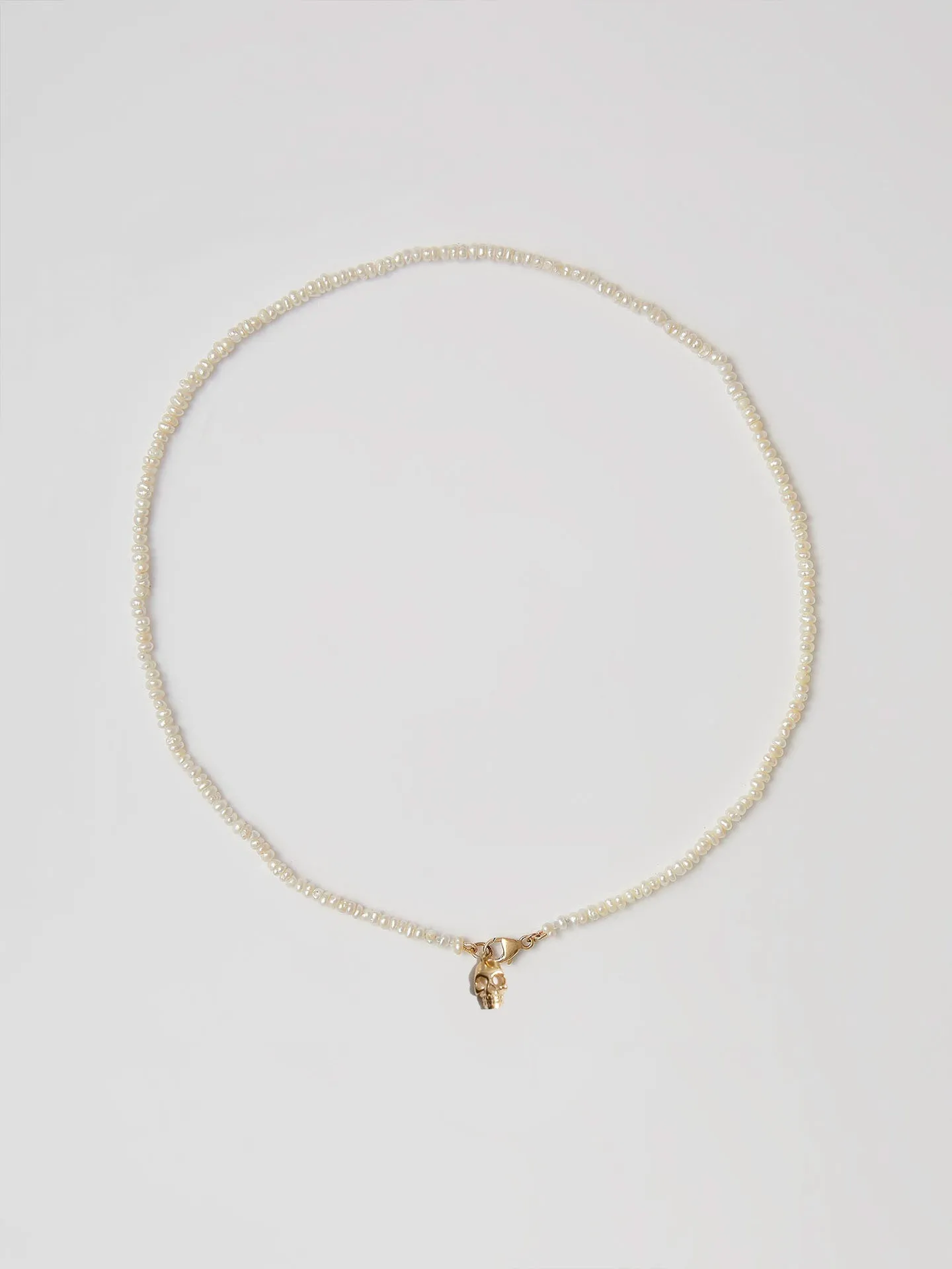 Skull Pearl Choker sold by Loren Stewart