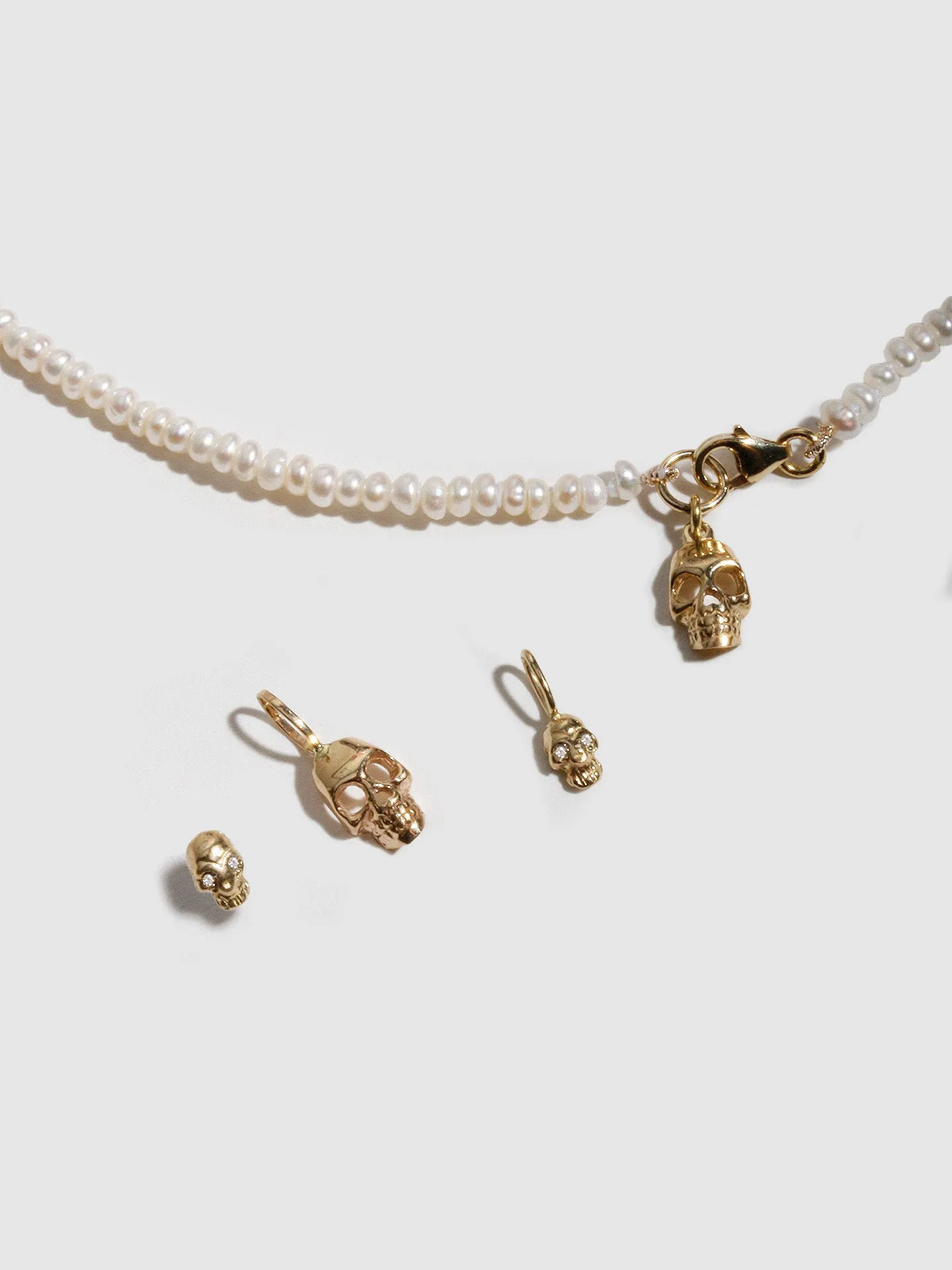 Skull Pearl Choker sold by Loren Stewart product image thumbnail 5