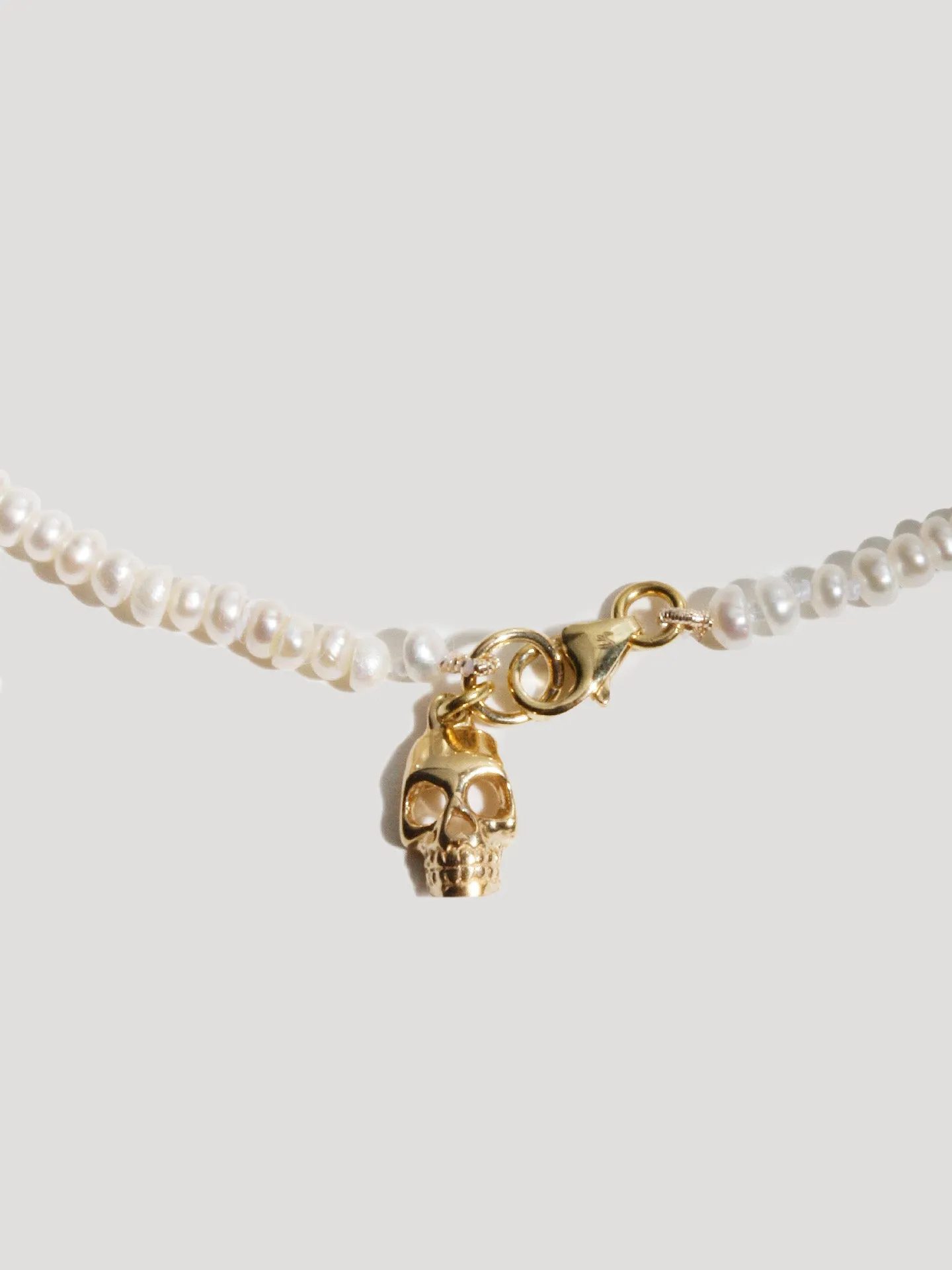 Skull Pearl Choker sold by Loren Stewart product image thumbnail 3