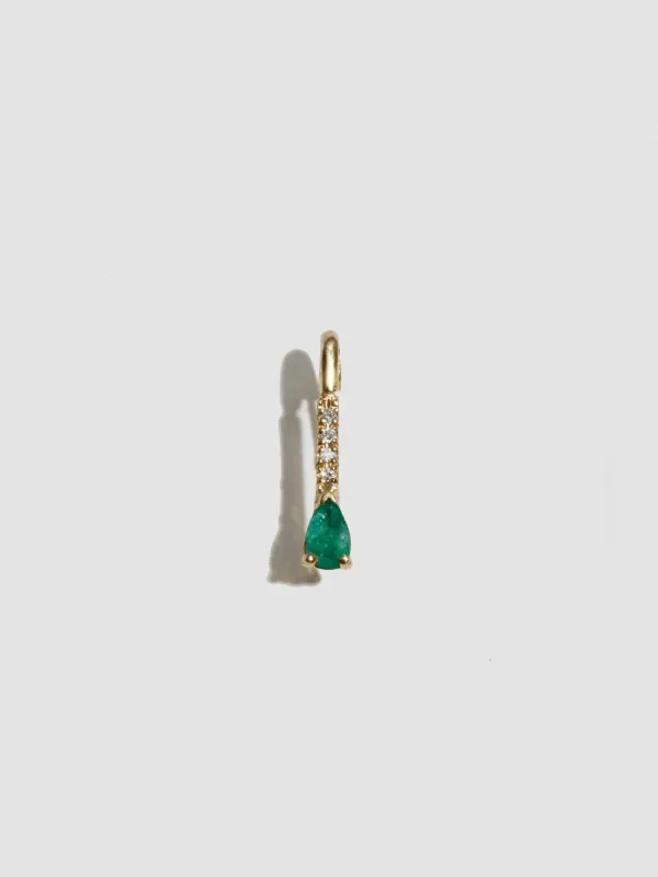 Mini Gemstone Diamond Safety Pin made by Loren Stewart