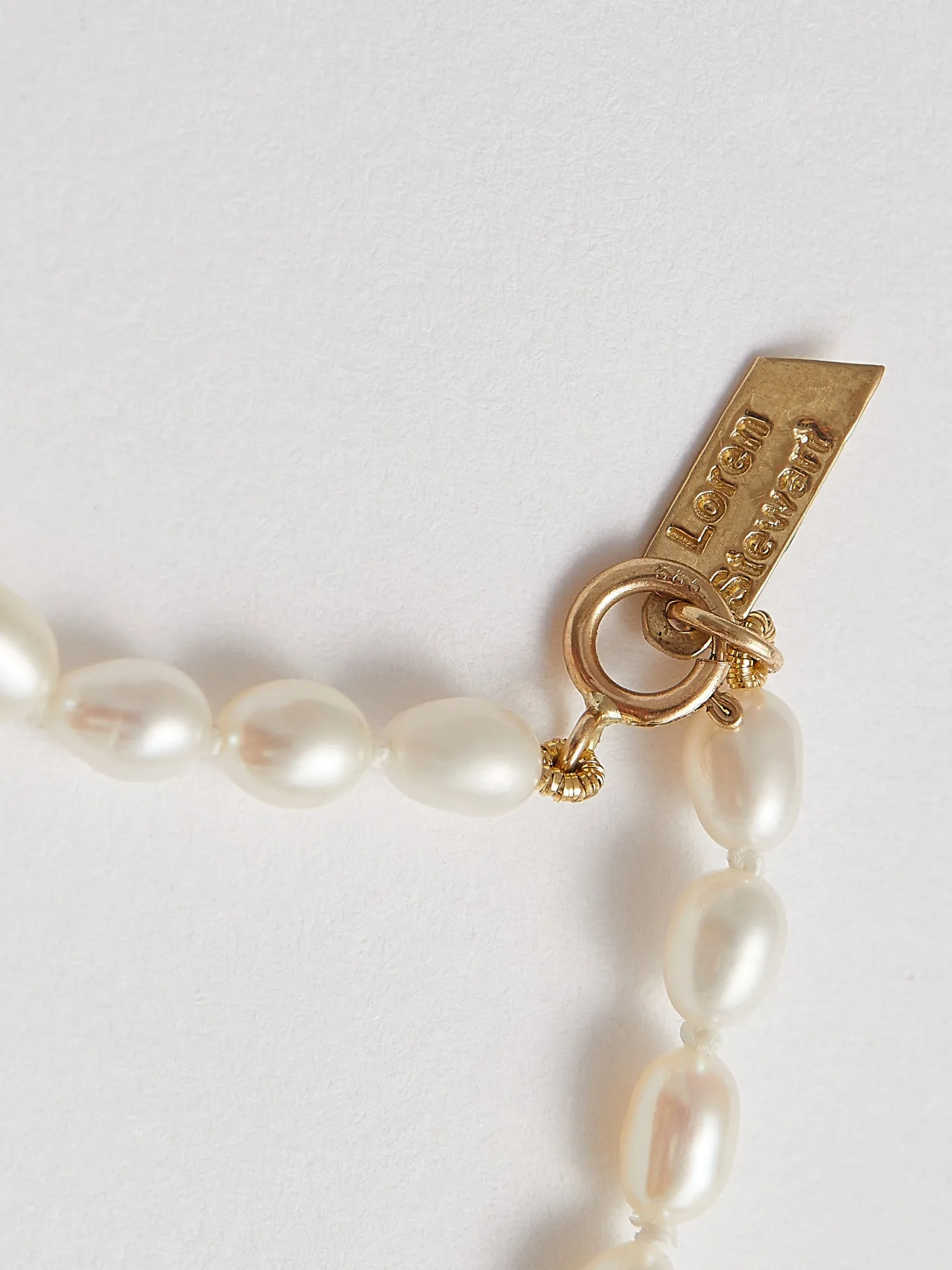 Rice Pearl Anklet sold by Loren Stewart product image thumbnail 4