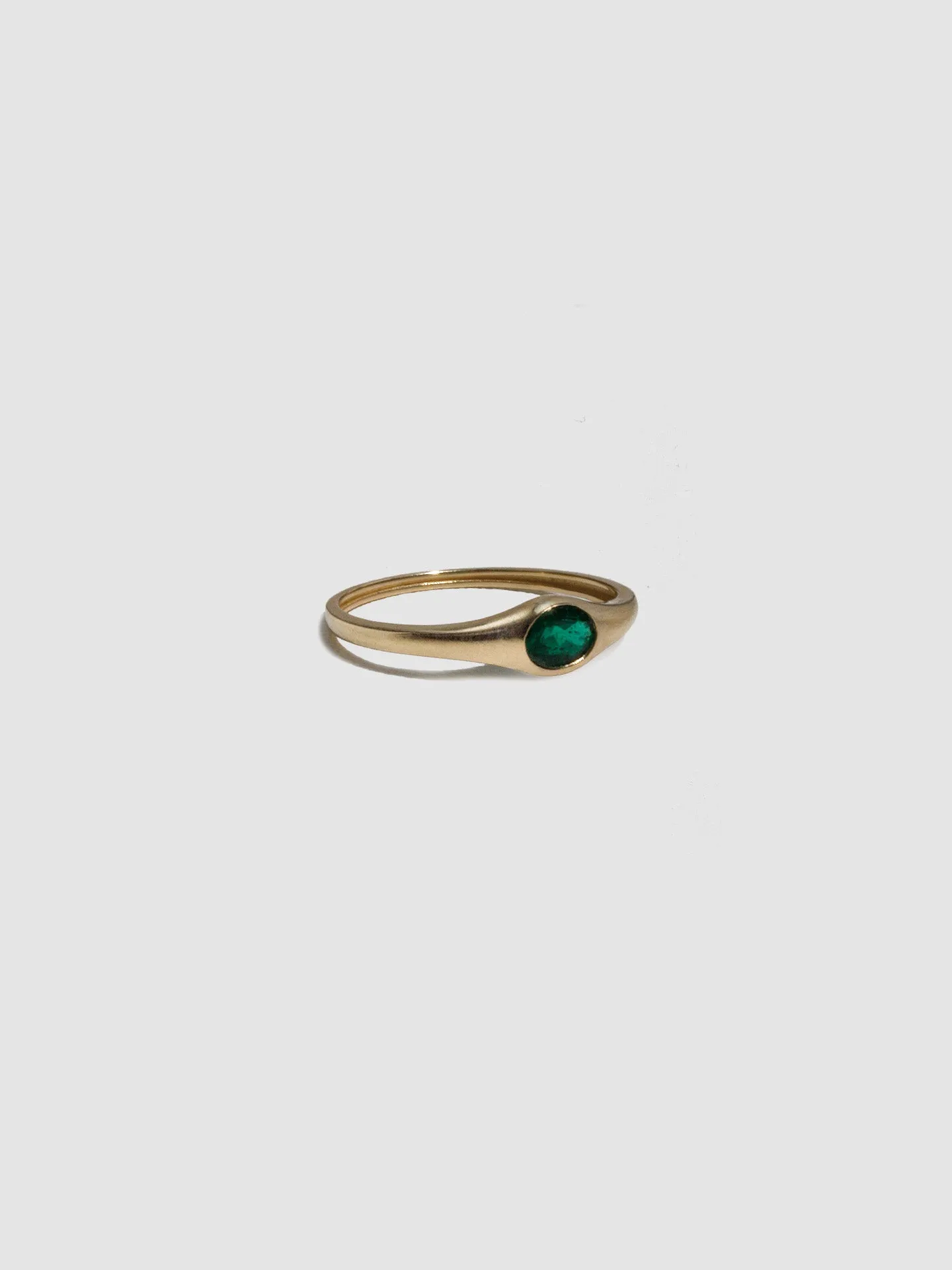 Mini Emerald Signet sold by Loren Stewart product image thumbnail 3