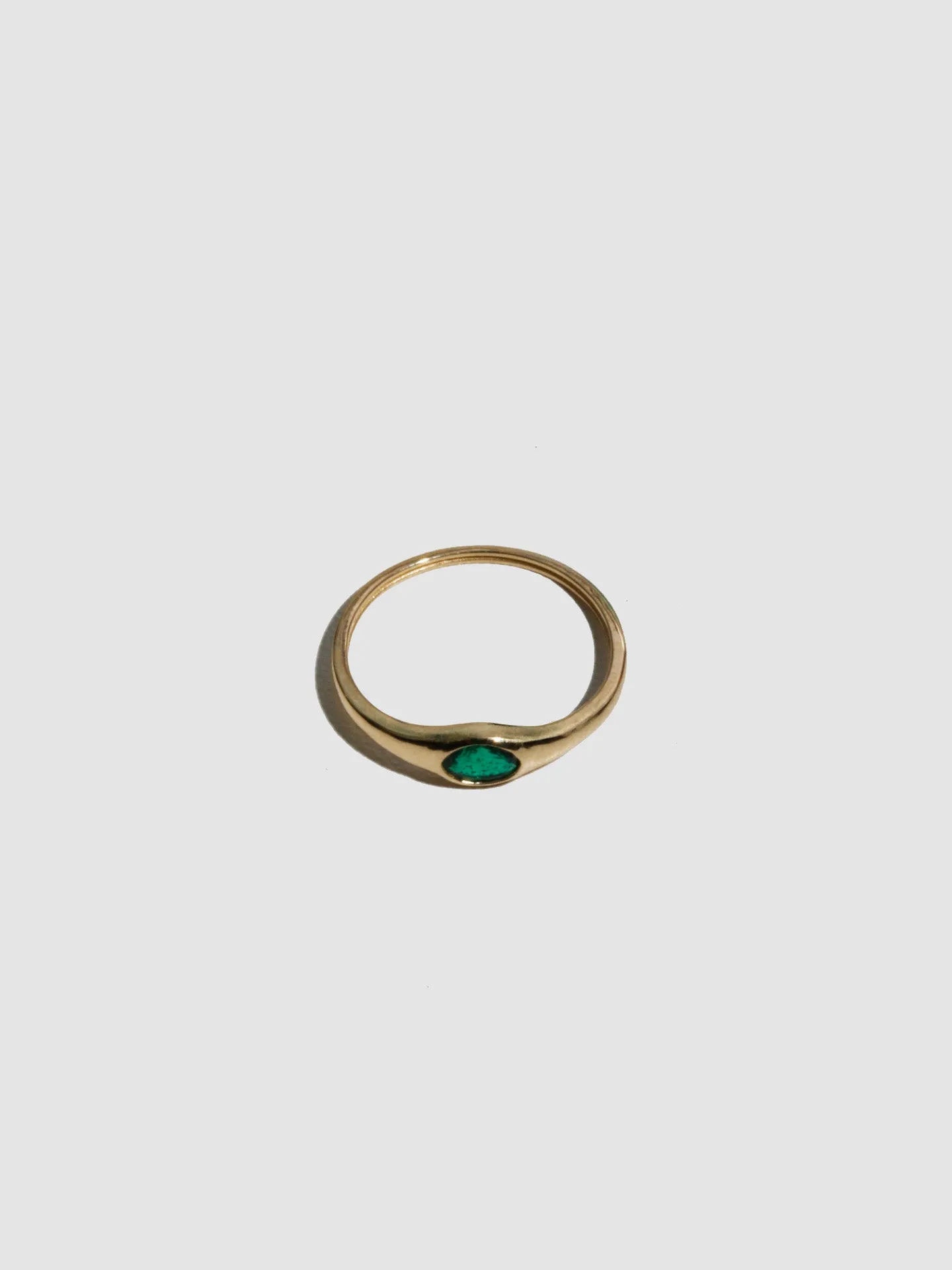 Mini Emerald Signet sold by Loren Stewart product image thumbnail 4