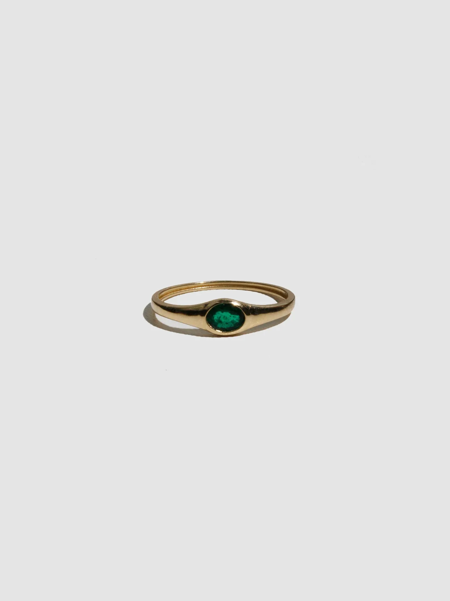 Mini Emerald Signet sold by Loren Stewart product image thumbnail 2