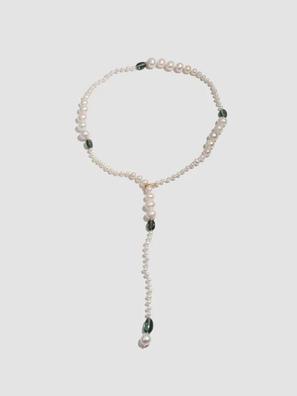 Poet Pearl Lariat made by Loren Stewart