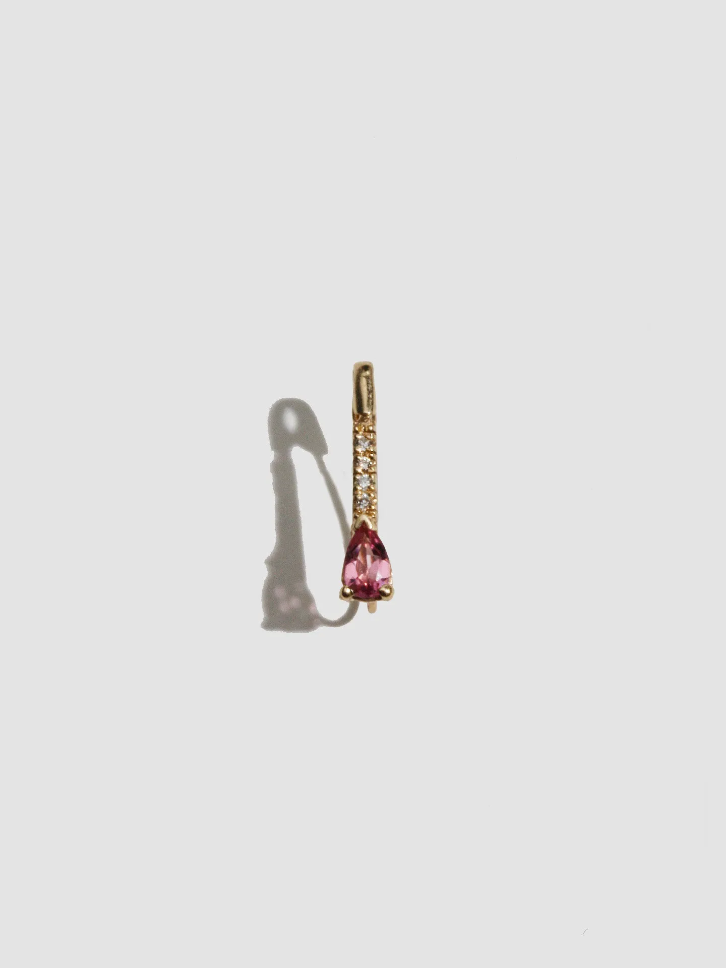 Mini Gemstone Diamond Safety Pin sold by Loren Stewart