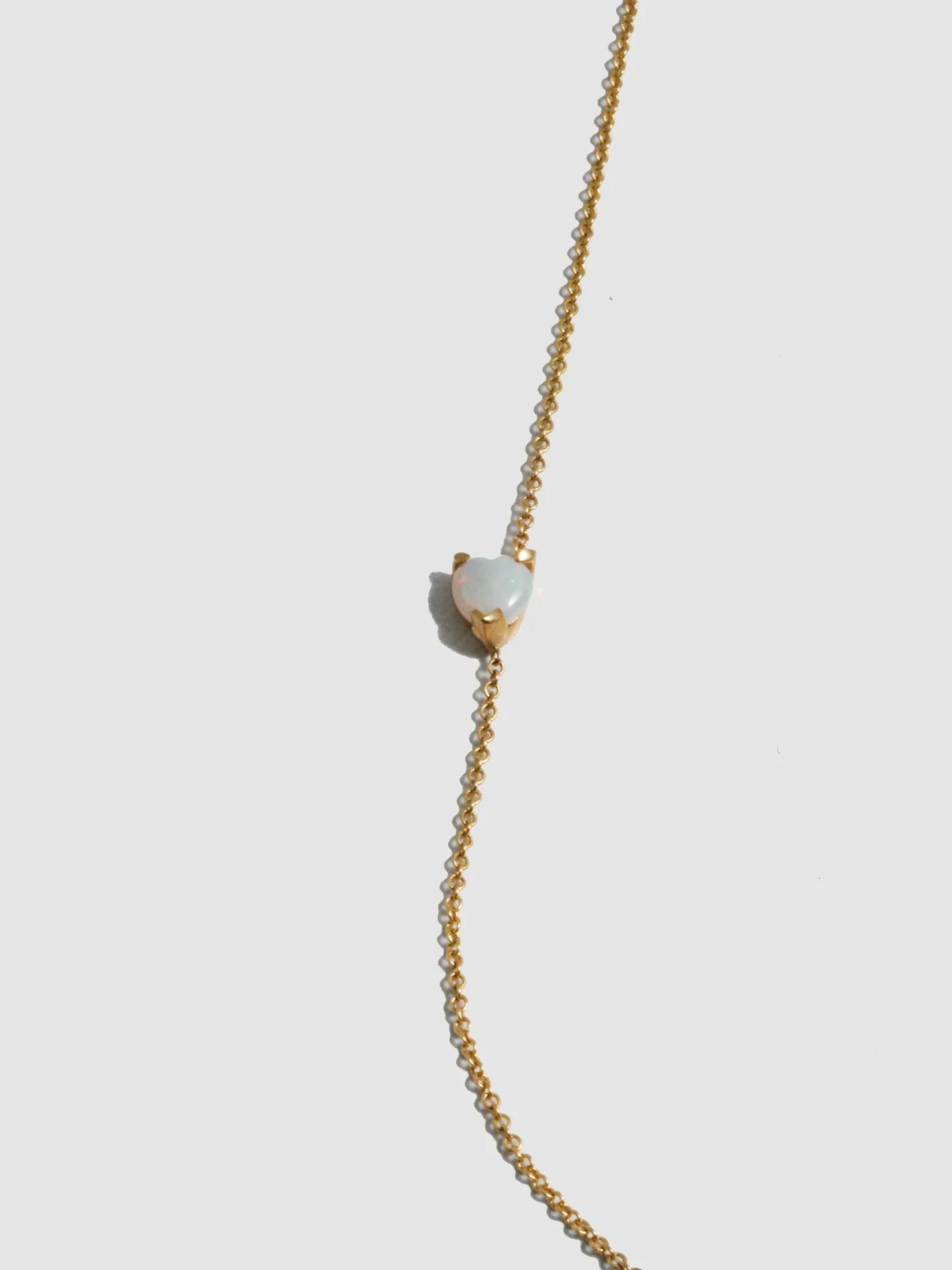 Heart Opal Gemstone Necklace - Archival Collection sold by Loren Stewart product image thumbnail 4