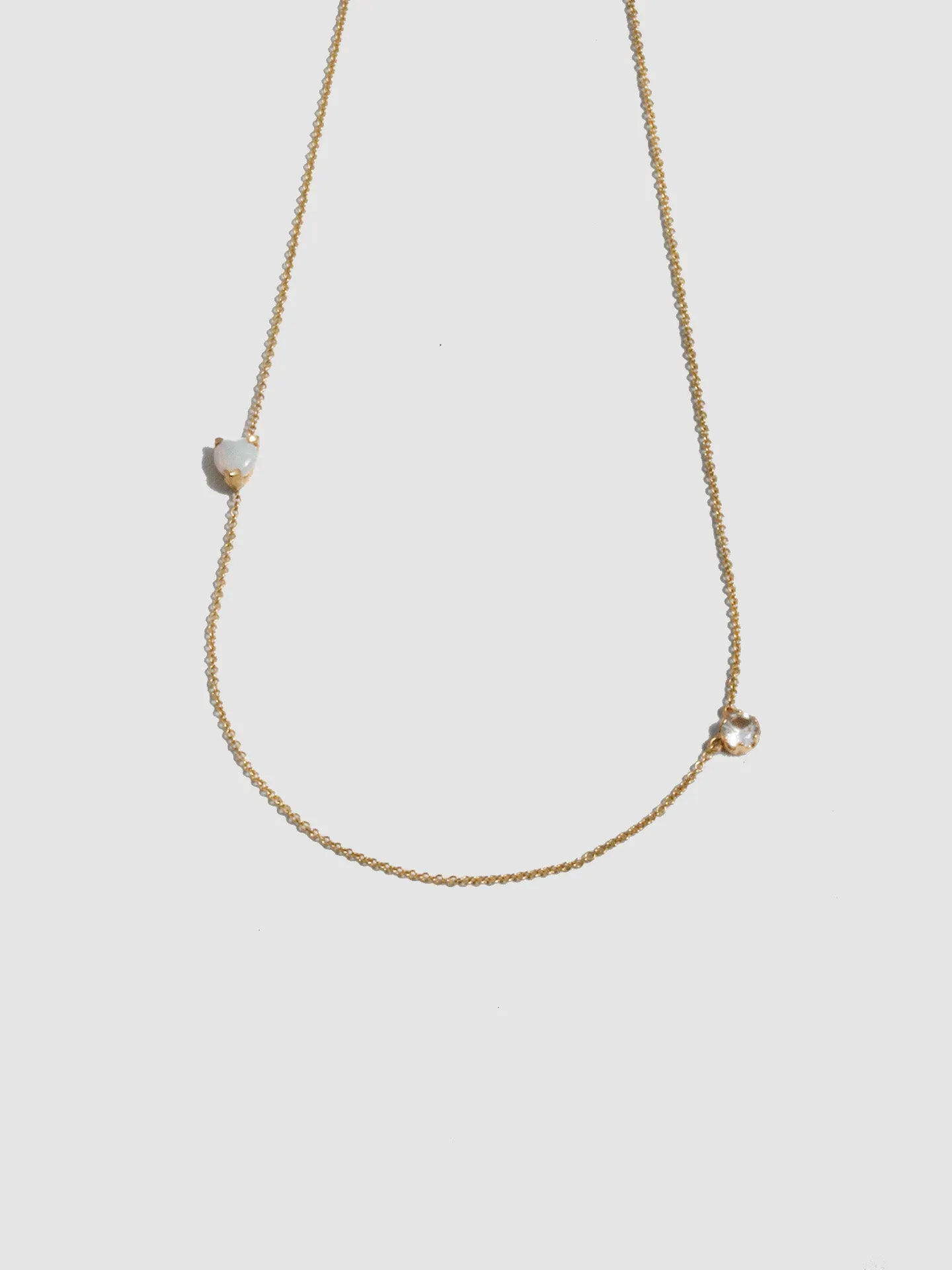 Heart Opal Gemstone Necklace - Archival Collection sold by Loren Stewart product image thumbnail 2