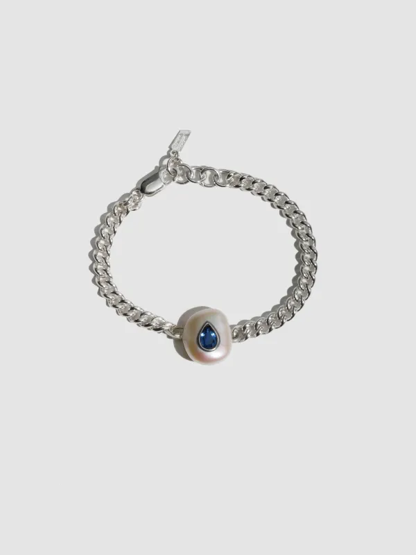 Pearl Evil Eye Bracelet - Archival Collection made by Loren Stewart