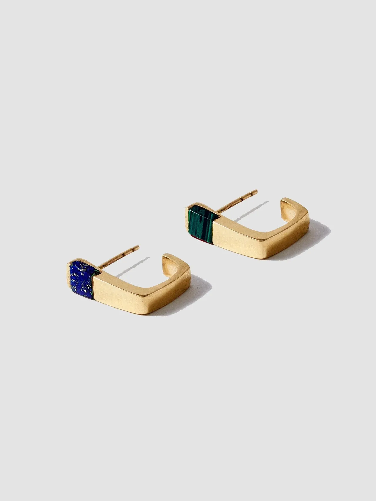 Vermeil Geo Huggies - Archival Collection sold by Loren Stewart