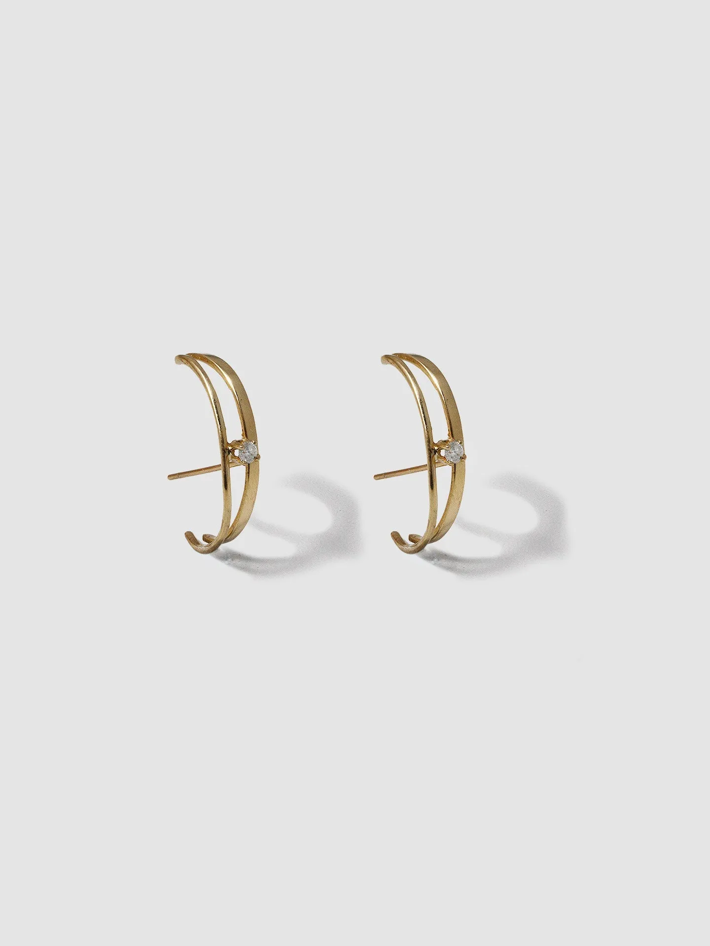 Diamond A-Frame Studs - Archival Collection sold by Loren Stewart