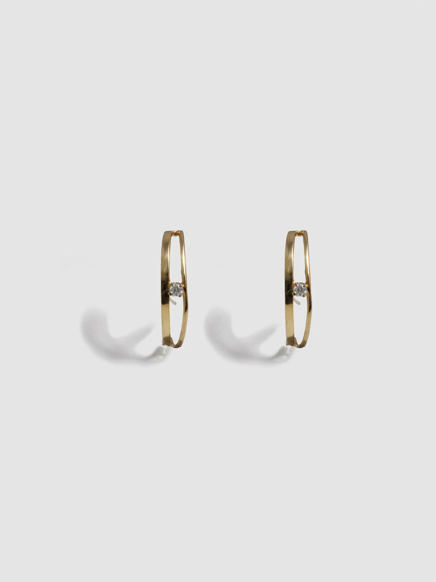 Diamond A-Frame Studs - Archival Collection sold by Loren Stewart product image thumbnail 2