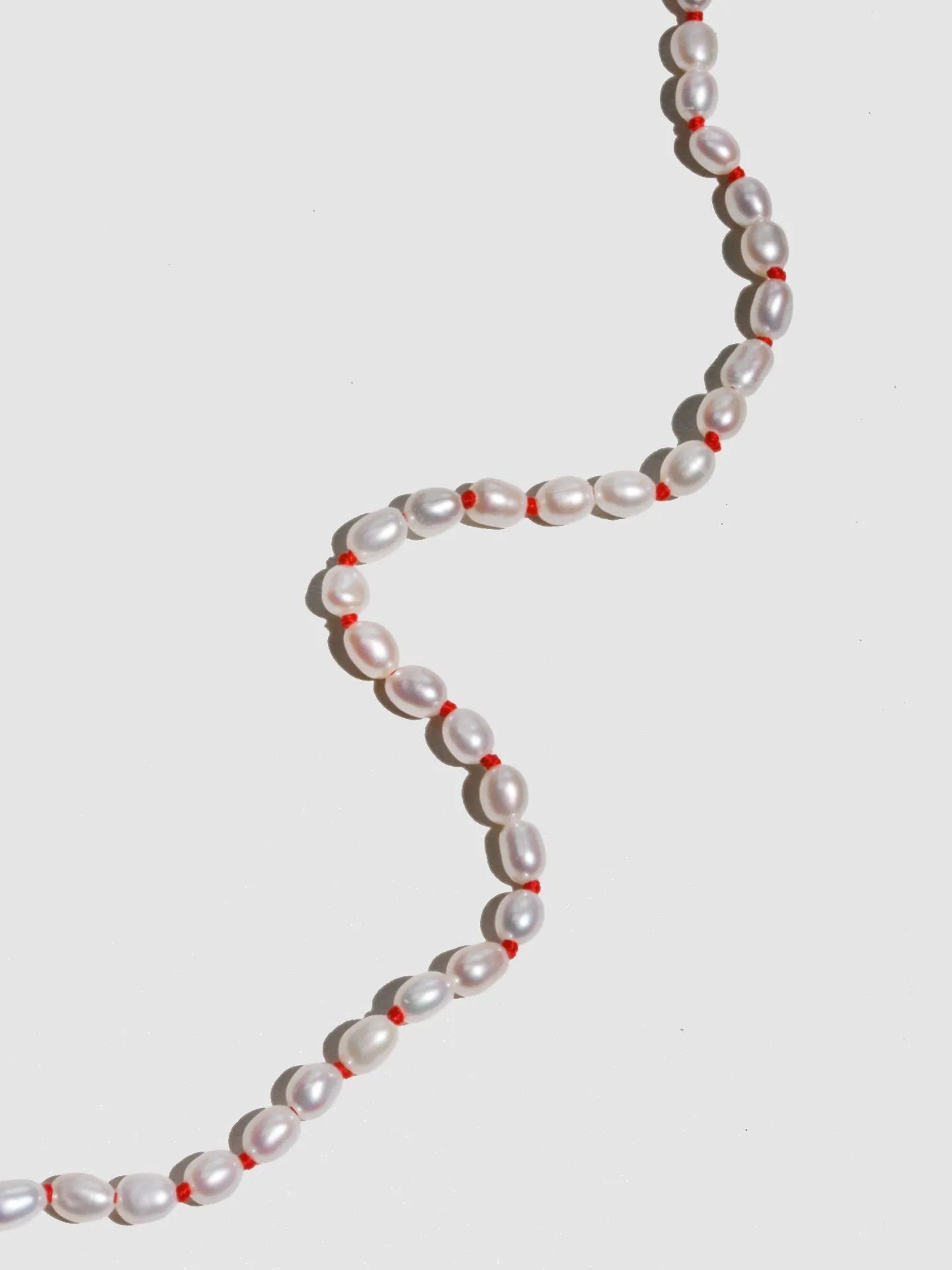 Knotted Rice Pearl Necklace - Archival Collection sold by Loren Stewart product image thumbnail 2