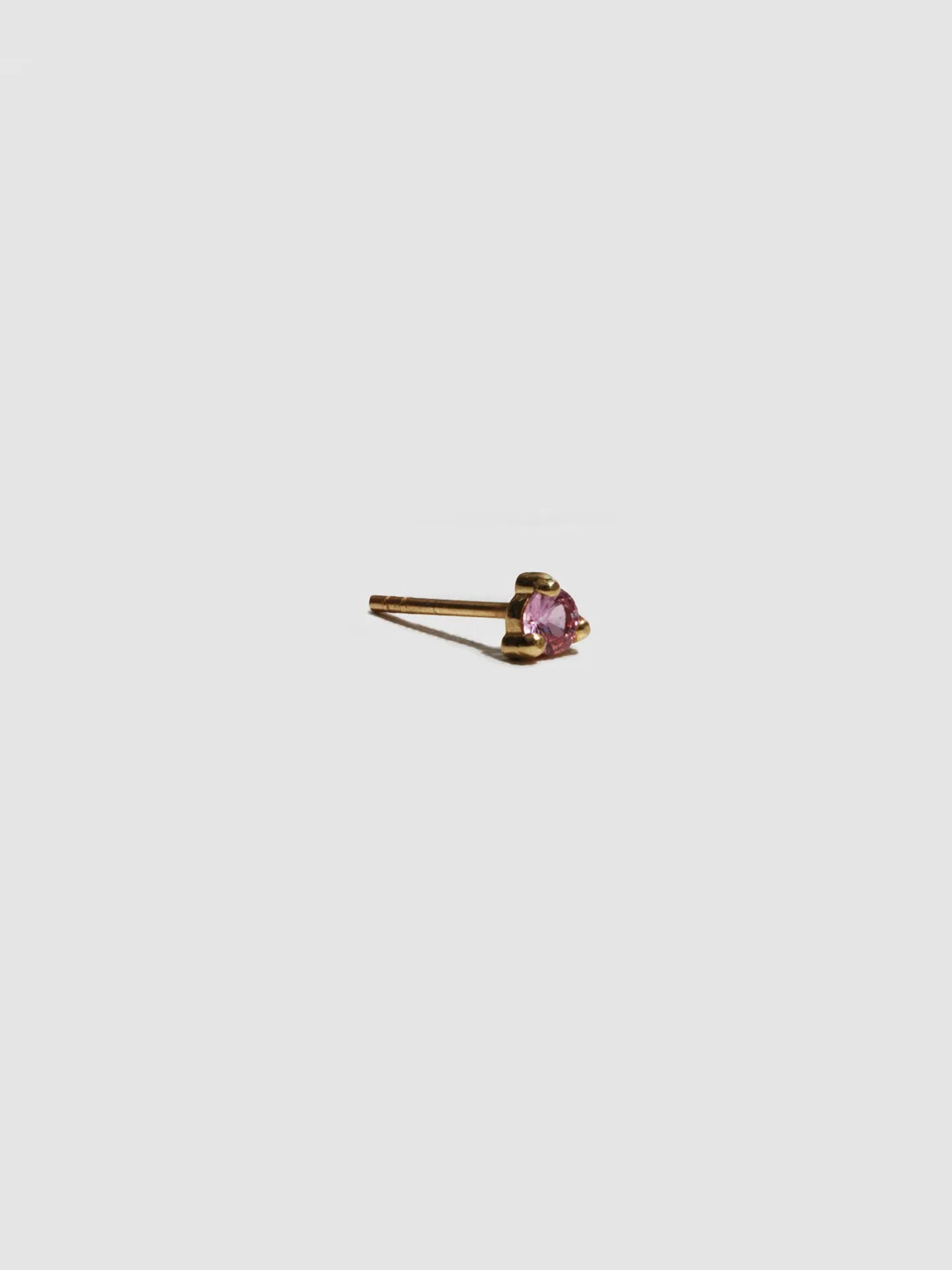 Pink Sapphire Stud - Archival Collection sold by Loren Stewart product image thumbnail 2