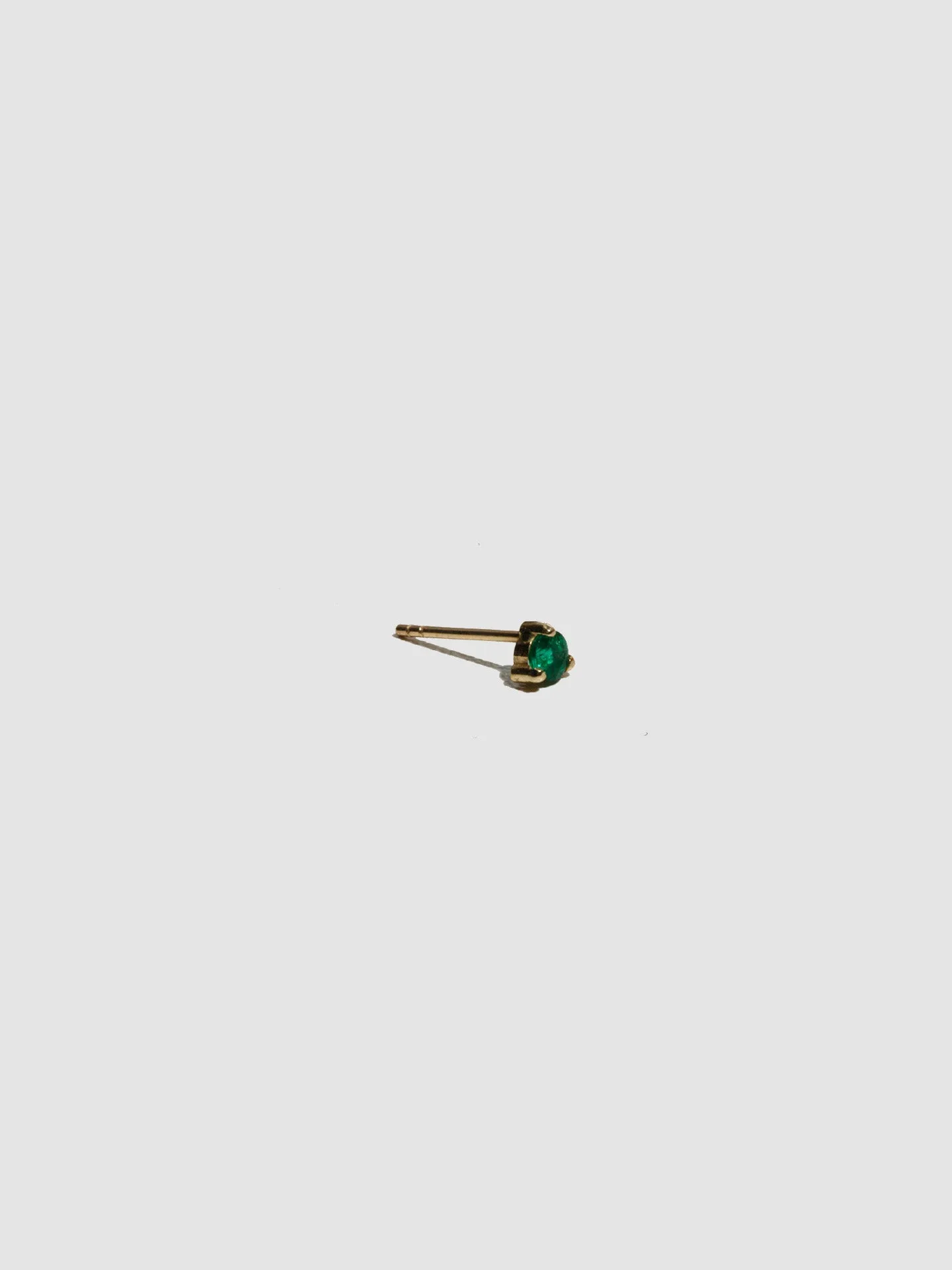 3mm Emerald Studs - Archival Collection sold by Loren Stewart product image thumbnail 3