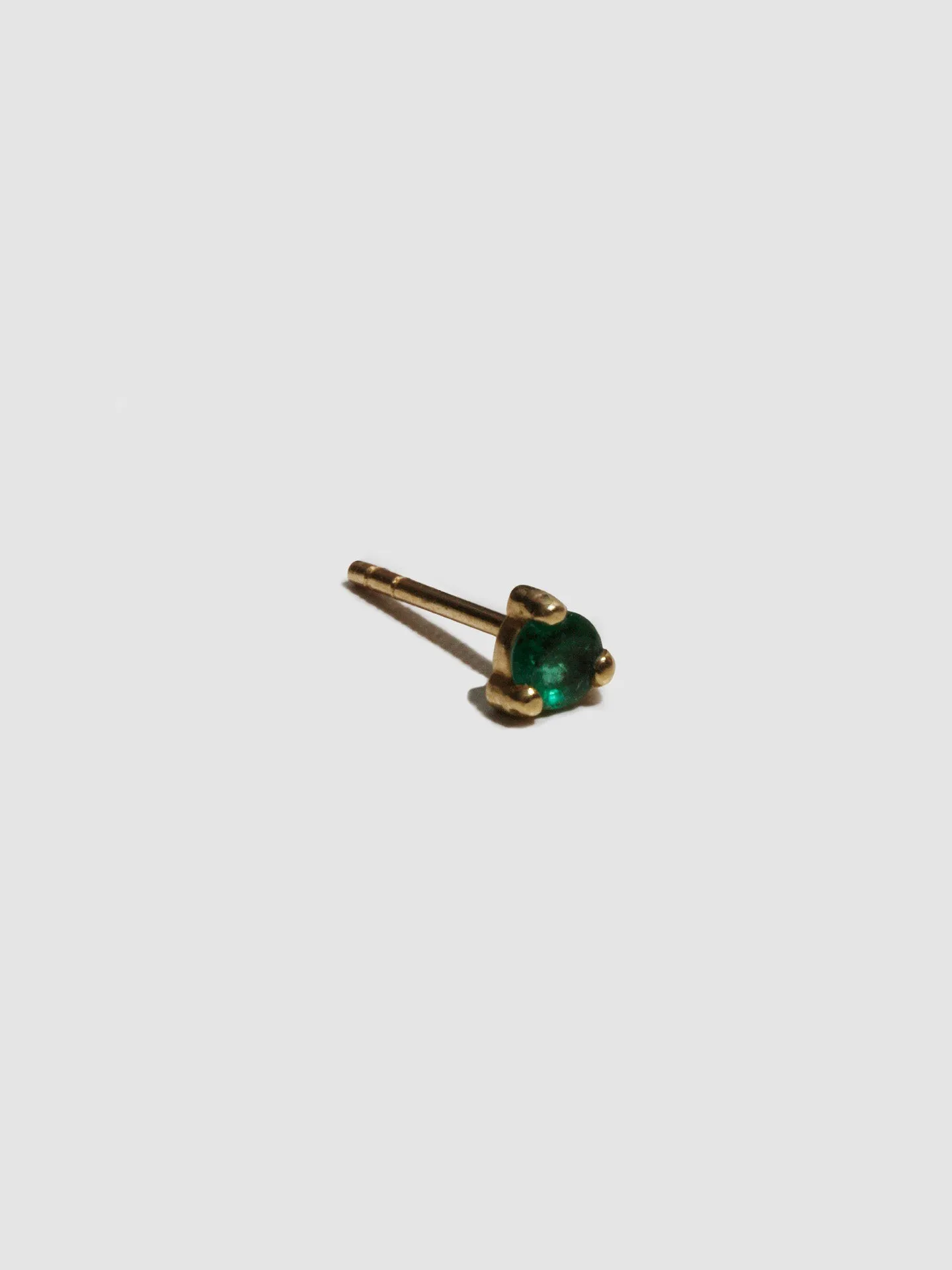 3mm Emerald Studs - Archival Collection sold by Loren Stewart product image thumbnail 2