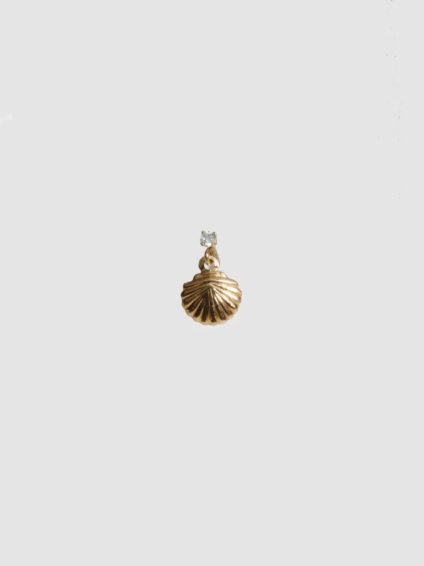 Diamond Sea Shell Stud - Archival Collection sold by Loren Stewart