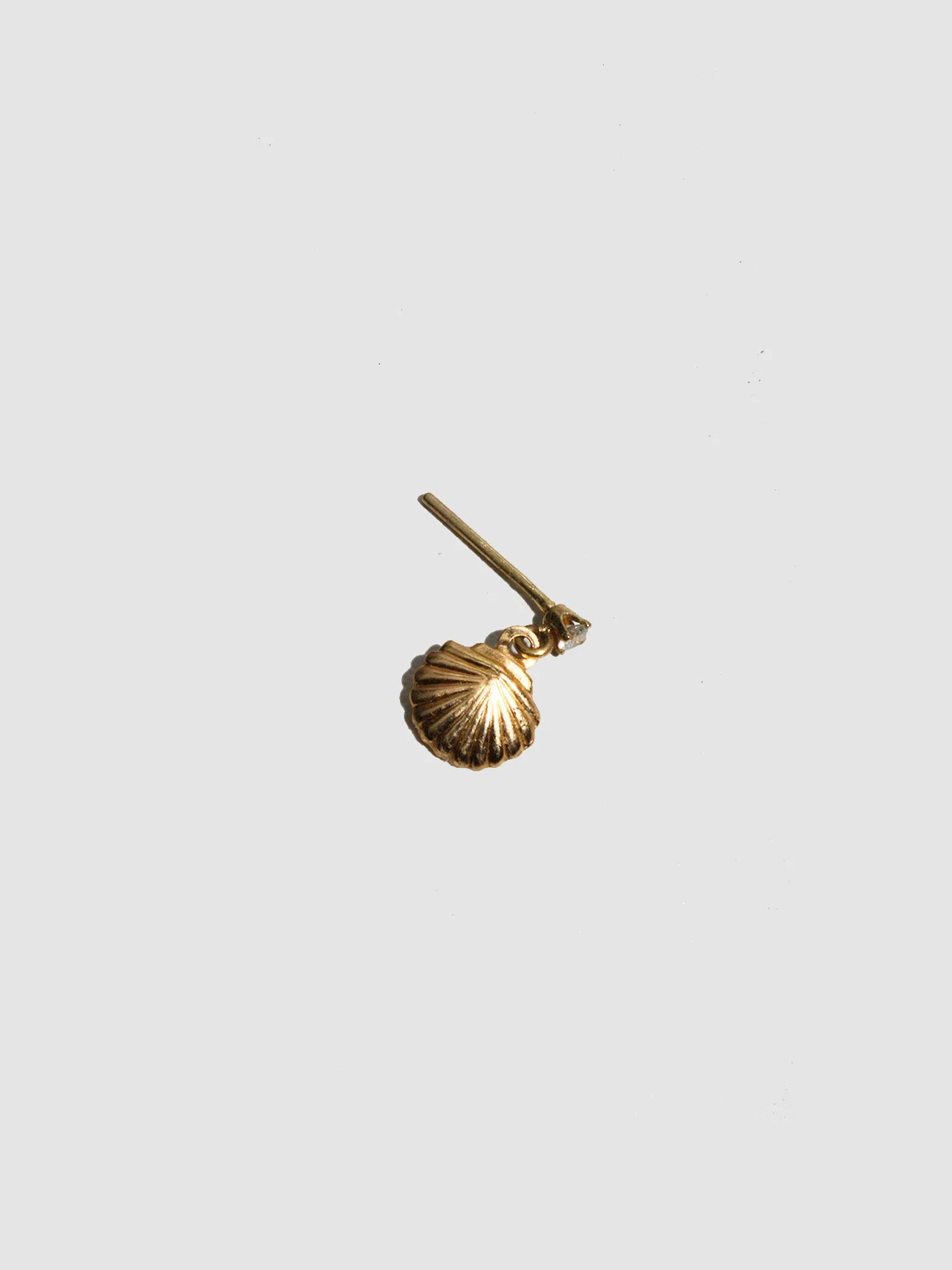 Diamond Sea Shell Stud - Archival Collection sold by Loren Stewart product image thumbnail 2