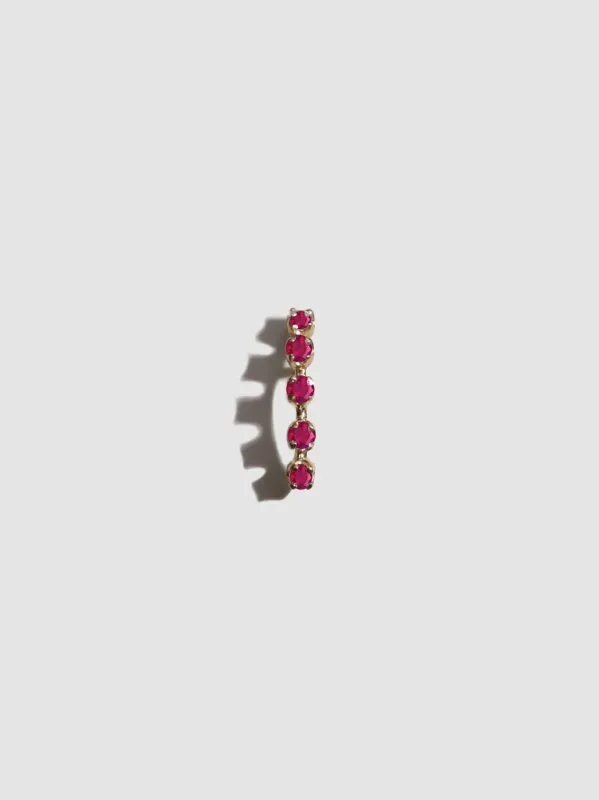 Ruby Cinq Stud made by Loren Stewart