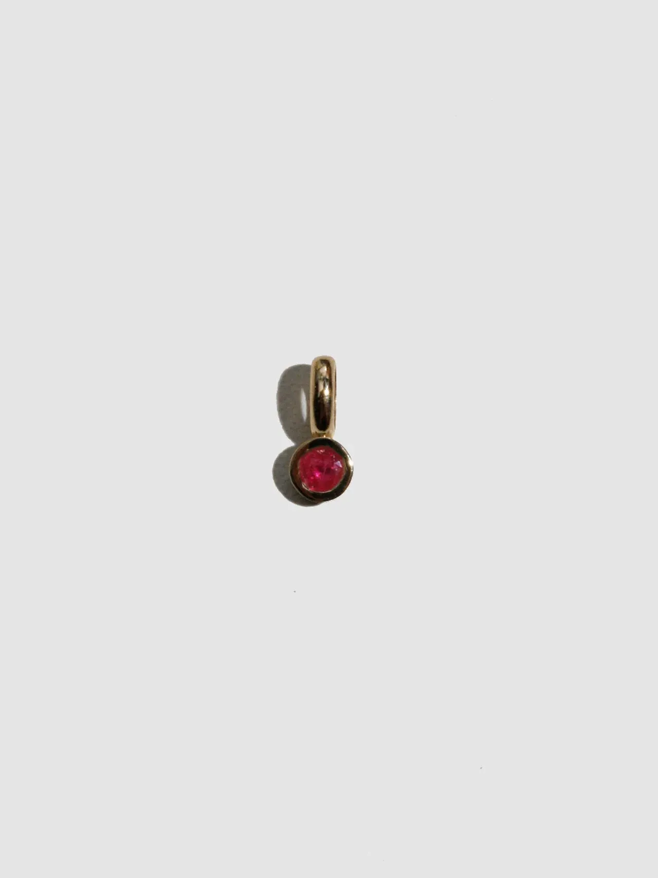 Ruby Bezel Pendant sold by Loren Stewart