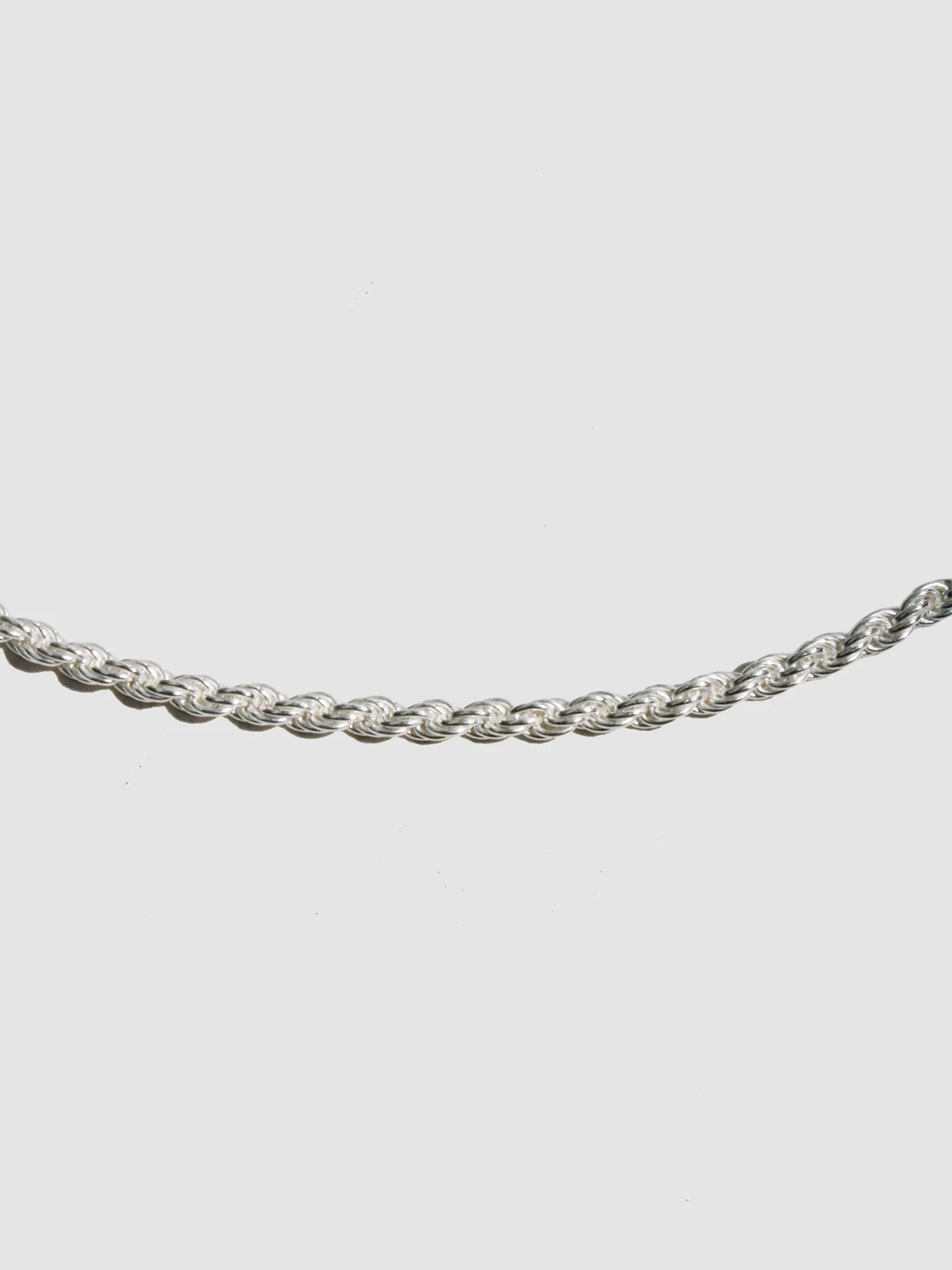 Sterling Silver Twisted Rope Chain Anklet sold by Loren Stewart product image thumbnail 2