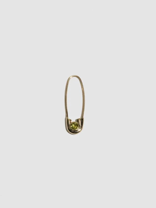 Cirque Safety Pin Earring made by Loren Stewart
