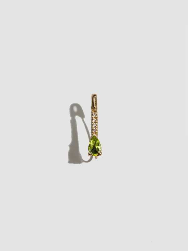 Mini Gemstone Diamond Safety Pin made by Loren Stewart